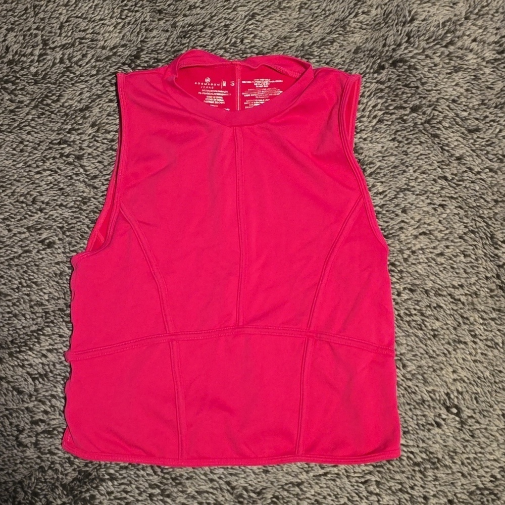 Boomboom Jeans Hot Pink Activewear Tank Top | Racerback Cami Size S